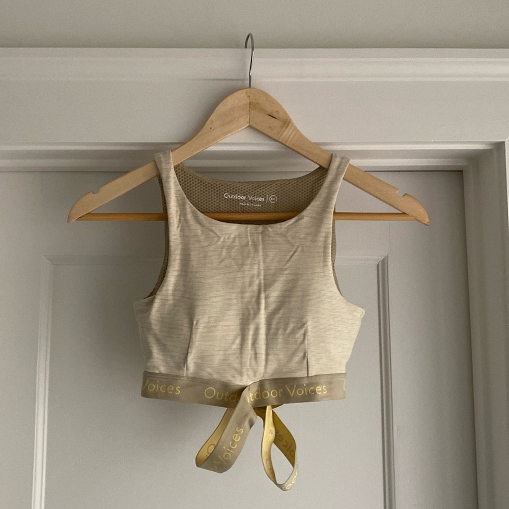 Outdoor Voices TechSweat™ Criss Cross Crop Top